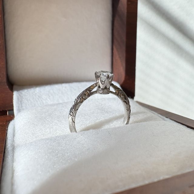 【PUAALLY(プアアリ)の口コミ】 婚約指輪は要らないと伝えていましたが、やっぱり何年か経って欲しいなと…