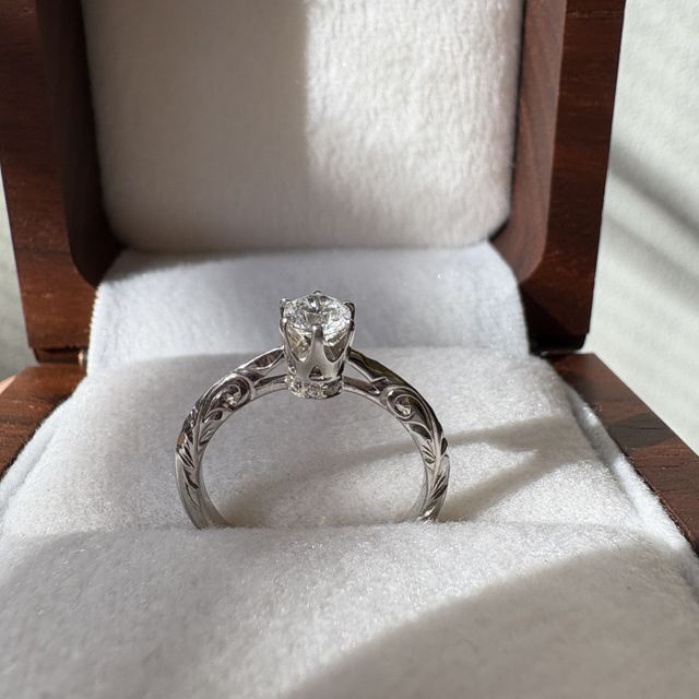 【PUAALLY(プアアリ)の口コミ】 婚約指輪は要らないと伝えていましたが、やっぱり何年か経って欲しいなと…