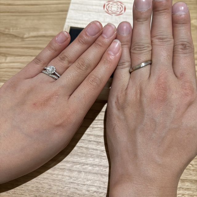 【出雲結(いずもゆい)の口コミ】 デザインの収まりがよく、とても付け心地が良かった。
男性用の縁結は華美…