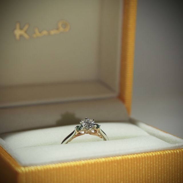【ケイウノ ブライダル(K.UNO BRIDAL)の口コミ】 指輪のデザイン
人から見ても素敵に輝きますが、自分側から見てもかわいい…