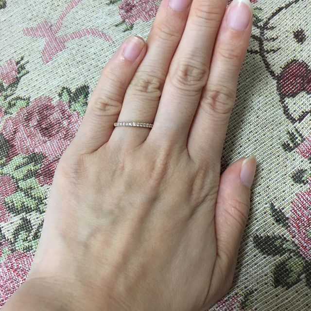 【ジュエリーツツミ(JEWELRY TSUTSUMI)の口コミ】 ゴールドで全体的にダイヤがあしらわれてるデザインを探していました。ダ…