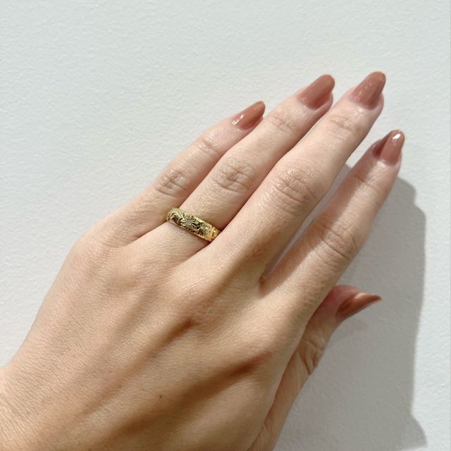 【PUAALLY(プアアリ)の口コミ】 最初は沢山オプションを追加したいと思いましたが、実際店舗で指輪を見た…