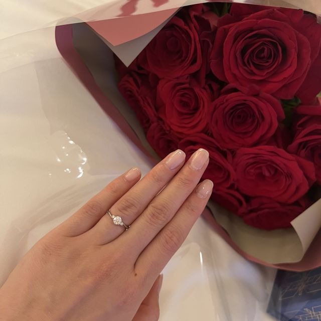 【BRILLIANCE+(ブリリアンスプラス)の口コミ】 たくさんの素敵なデザインの中から、特に気に入ったものを選びました。デ…