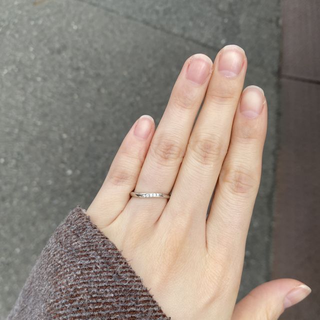 【アイプリモ(I-PRIMO)の口コミ】 メレダイヤの数が3個、5個、7個から選べました。少なすぎると寂しいし、多…