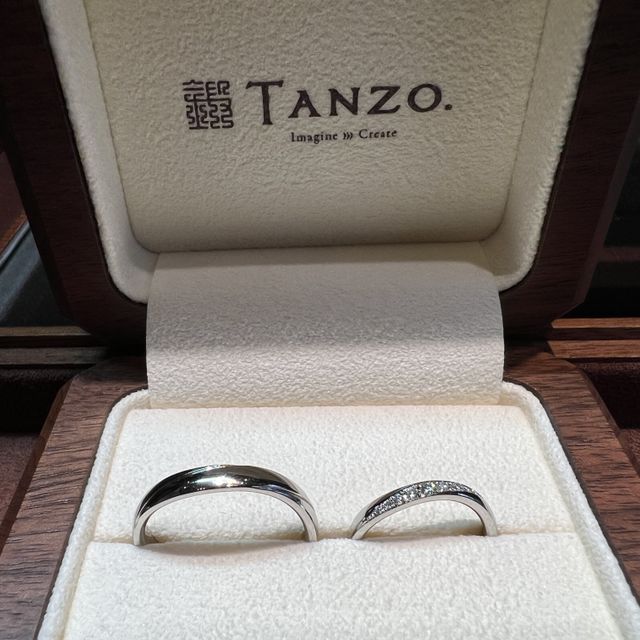 【TANZO.(鍛造指輪)の口コミ】 いろんな指輪を試し、満足のいくデザインをカタチにしてくださいました。…