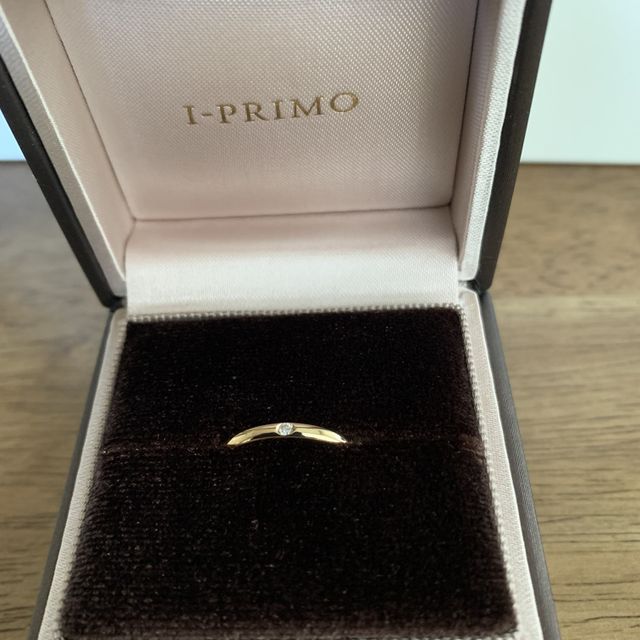 【アイプリモ(I-PRIMO)の口コミ】 結婚指輪なので毎日つけることを想定し、デザインはシンプルな物で着け心…