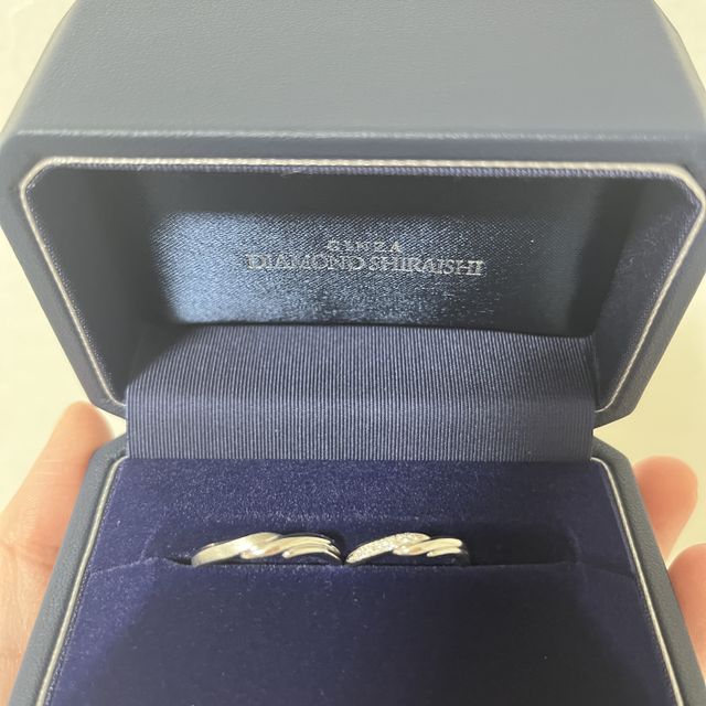 【銀座ダイヤモンドシライシの口コミ】 いろんな店舗を見ましたが、決め手にかけるデザインがなく、ダイヤモンド…