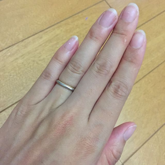 【アイプリモ(I-PRIMO)の口コミ】 仕事柄強度の高い指輪を探しており、鍛造加工のされているこの指輪を選び…