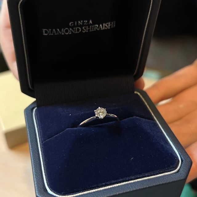 【銀座ダイヤモンドシライシの口コミ】 彼が選んだブランドではありますがデザインがシンプルで流行りにとらわれ…