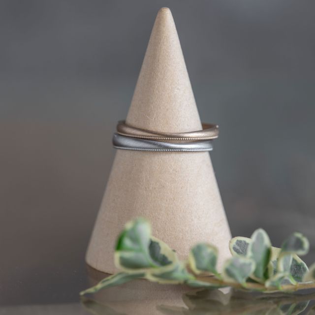 【Cayof(カヨフ)の口コミ】 数多くのデザインがある中から悩みつつベースとなる指輪を決め、そこから…