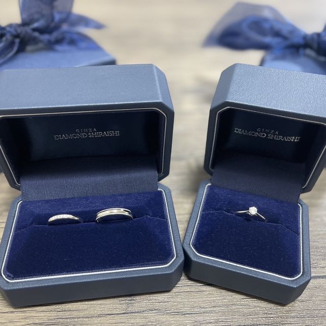 【銀座ダイヤモンドシライシの口コミ】 デザインとしては、ダイヤモンドの数であったり、形をこだわりました。
た…