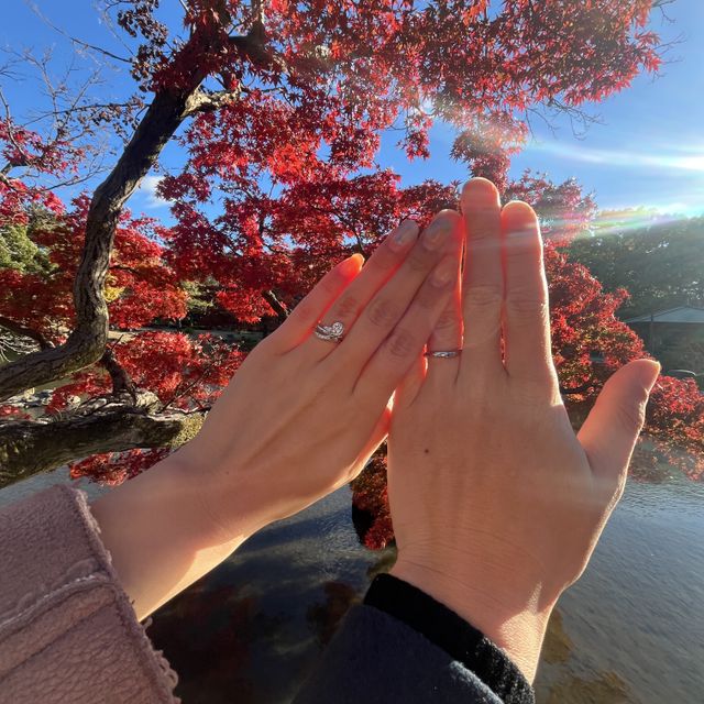 【ケイウノ ブライダル(K.UNO BRIDAL)の口コミ】 自分たちのこだわりにとことん付き合ってくださり、何枚もデザイン画を書…