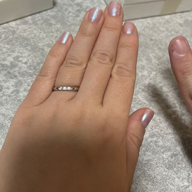 【MIKIMOTO(ミキモト)の口コミ】 シンプルですがミキモトらしい上品で清楚なデザインが気に入りました。ダ…