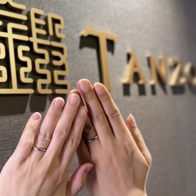 【TANZO.(鍛造指輪)の口コミ】 指輪の形、太さ、デザインまで全部をオーダーした世界にひとつだけの指輪…