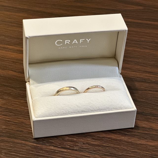 【CRAFY(クラフィ)の口コミ】 自分でデザインを考えられて、オリジナルの指輪が制作できました。槌目を…