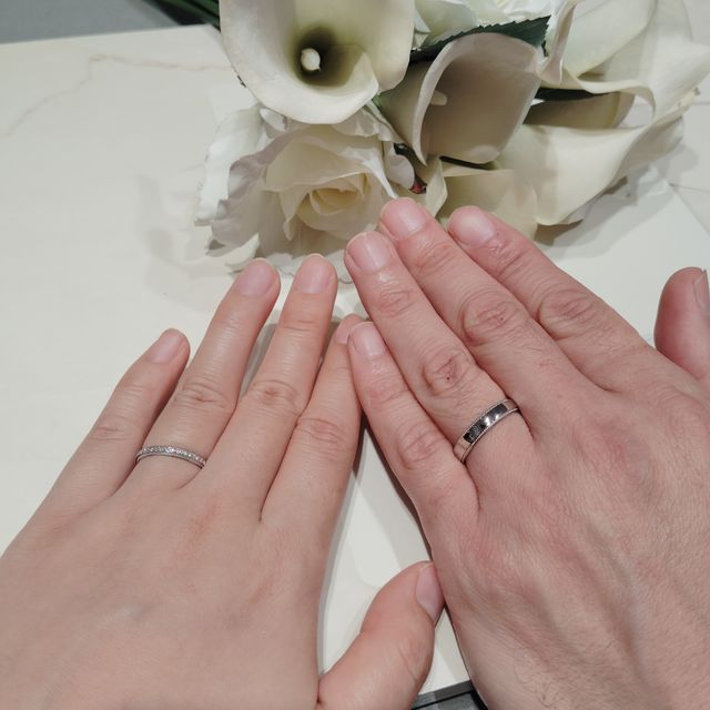 【アイプリモ(I-PRIMO)の口コミ】 細めのストレート、ミル打ちのハーフエタニティを探してました。他の店舗…