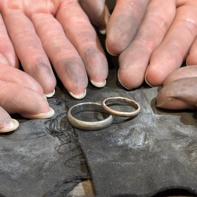 【鎌倉彫金工房の口コミ】 素材やデザイン、指輪の加工等メニューの中から決めていき、自分の好きな…