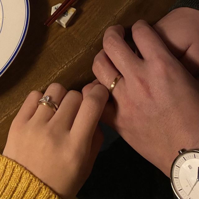 【出雲結(いずもゆい)の口コミ】 色や表面加工など自分たちに合わせてカスタムをしました。普段の服装に合…