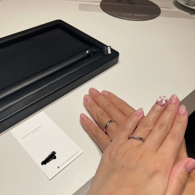【ラザール ダイヤモンド(LAZARE DIAMOND)の口コミ】 指輪のデザインとして、丈夫で長く使えるデザインなところが魅力的だと感…
