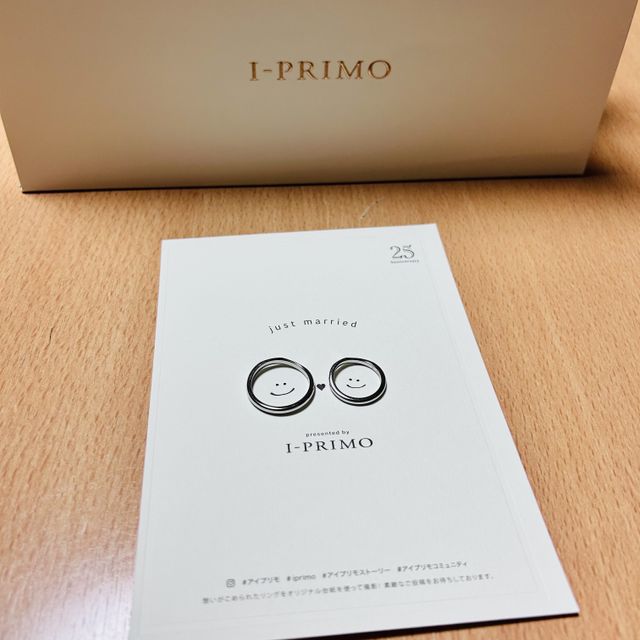 【アイプリモ(I-PRIMO)の口コミ】 指輪を選ぶとこから丁寧にじっくりと夫と担当者の方と話しながら決める事…