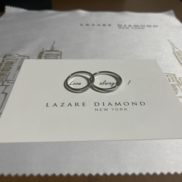 【ラザール ダイヤモンド(LAZARE DIAMOND)の口コミ】 他のブランドよりもデザインが多く、たくさんの中から選ぶことができまし…
