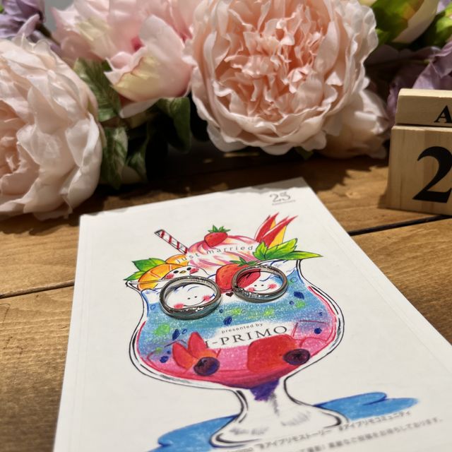 【アイプリモ(I-PRIMO)の口コミ】 指輪に込められた思いが私たち夫婦の理想の思いと重なり、自分たちらしい…