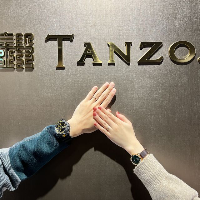 【TANZO.(鍛造指輪)の口コミ】 オーダーメイドで2人でこだわりながらデザインを考えました。完成品はとて…