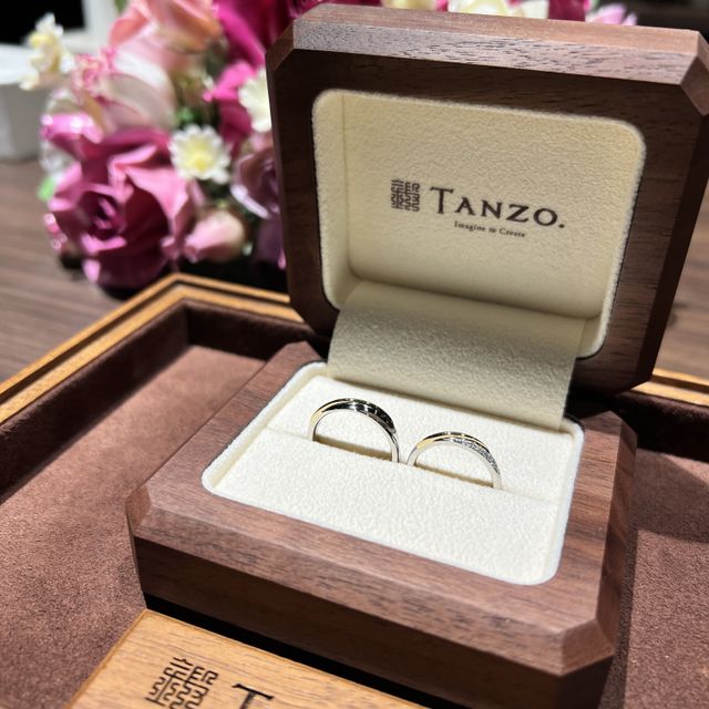 【TANZO.(鍛造指輪)の口コミ】 オーダーメイドで2人でこだわりながらデザインを考えました。完成品はとて…