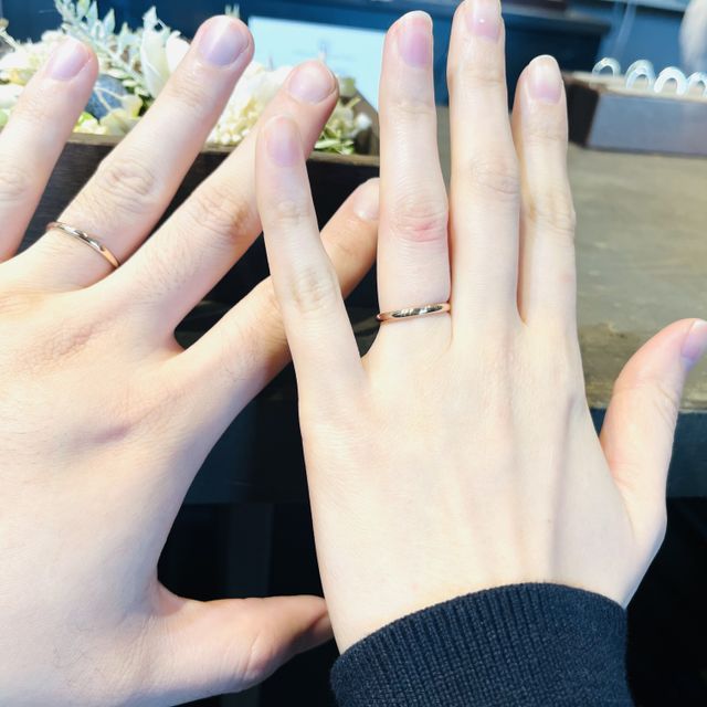 【鎌倉彫金工房の口コミ】 シンプルだけど可愛い所や色味が気に入っています。
ピンクゴールドを選び…