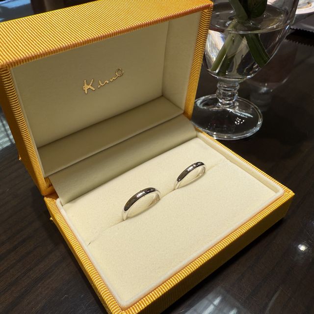 【ケイウノ ブライダル(K.UNO BRIDAL)の口コミ】 自分達で指輪を作るわけではないが、2人で結ぶセレモニーなどがあって、特…