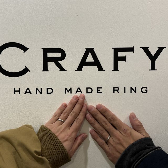 【CRAFY(クラフィ)の口コミ】 手作りなので世界に一つだけの指輪っていうところが1番の気に入っていると…