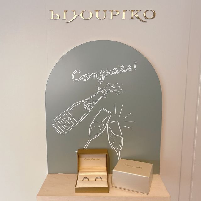 【CHOUCHOUNA(シュシュナ)の口コミ】 着け心地が良く、デザインもシンプルすぎす素敵な物に仕上がって大満足で…