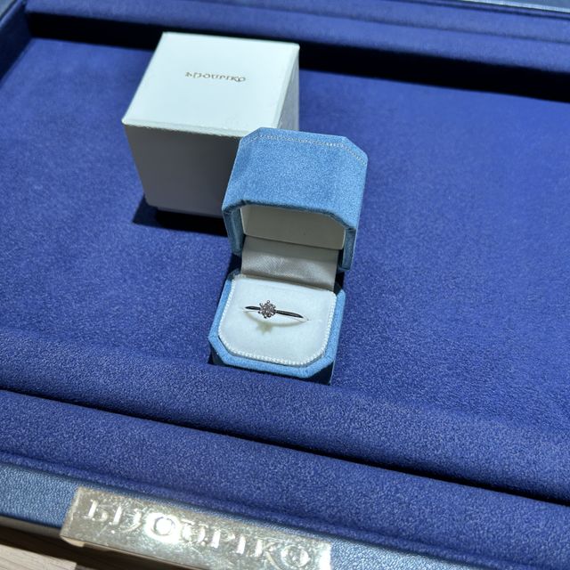 【BIJOUPIKO(ビジュピコ)の口コミ】 ダイヤモンドそのものがよく映えるようなもので、他の人と違いが生まれる…