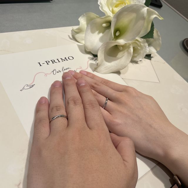 【アイプリモ(I-PRIMO)の口コミ】 シンプルで歳を重ねてもつけられる、あまり目立たないような指輪を探して…
