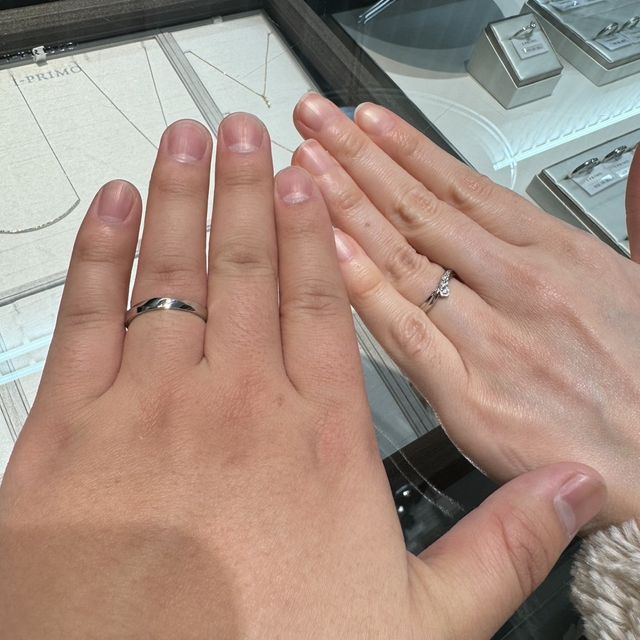 【アイプリモ(I-PRIMO)の口コミ】 プラチナを探していてダイヤモンドがありすぎずなさすぎないかつウェーブ…