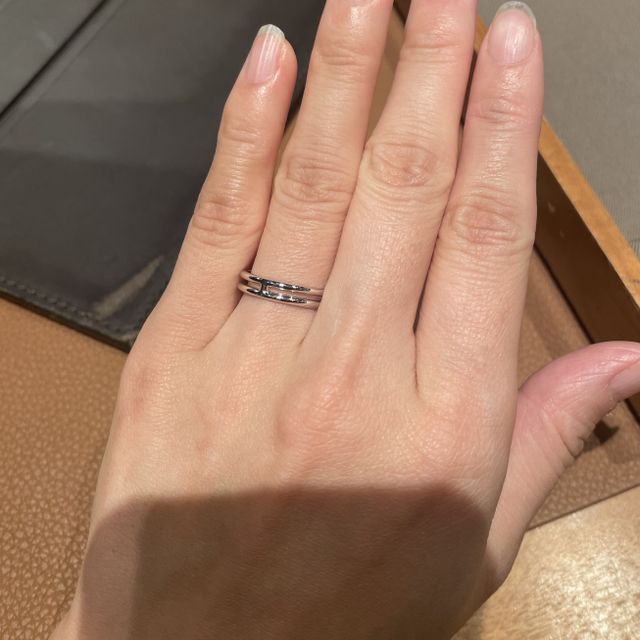 【エルメス(HERMES)の口コミ】 ダイヤのついていない指輪を探していたところ、たどり着いたのがアリアン…