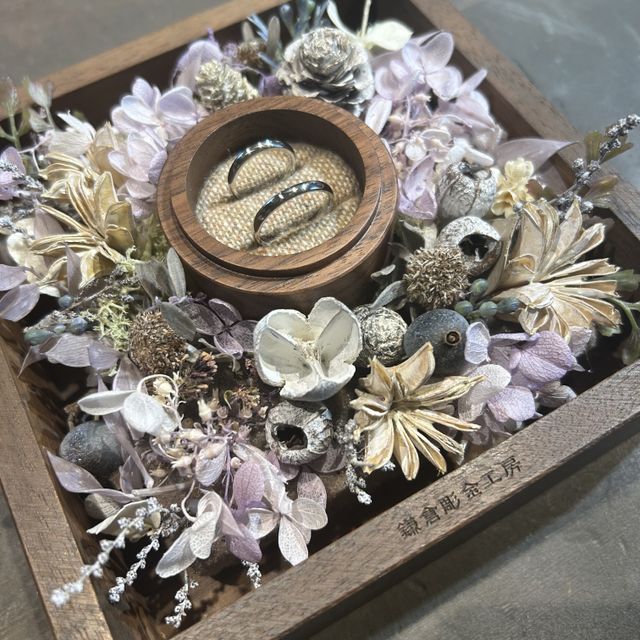 【鎌倉彫金工房の口コミ】 シンプルなデザインが多いが、手作りすることで思い入れが強くなる。
工程…