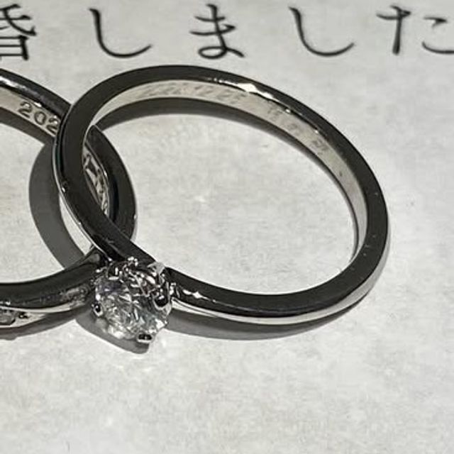 【ティファニー(Tiffany & Co.)の口コミ】 リングの細さが細めのものなので、着用時にとても指がスラッとみえるのが…