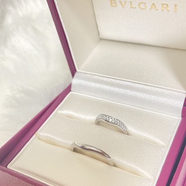 【ブルガリ(BVLGARI)の口コミ】 素材はプラチナで、ダイヤがついたハーフエタニティで探していました。購…