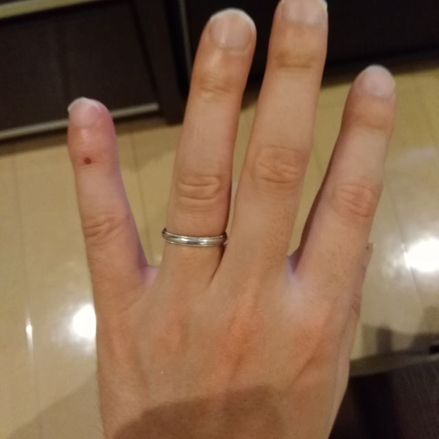 【ギンザタナカブライダル(GINZA TANAKA BRIDAL)の口コミ】 一生に一度の結婚指輪のため、また金属アレルギーがあるため、プラチナの…