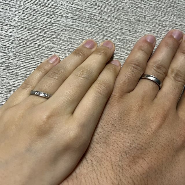 【TANZO.(鍛造指輪)の口コミ】 鍛造製法にこだわりました。
私たちのこれまでの思い出や想いを表現した指…