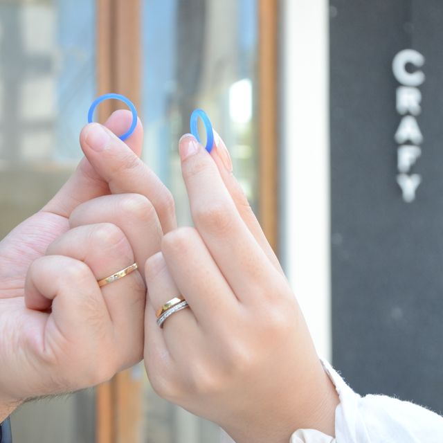 【CRAFY(クラフィ)の口コミ】 お互いの指輪をお互いで作れるところ。多彩なデザインからアレンジできて…