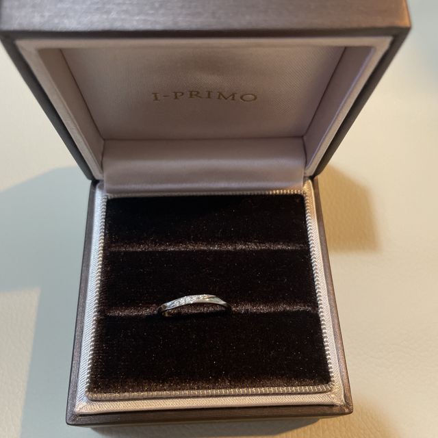 【アイプリモ(I-PRIMO)の口コミ】 自分の指に合う指輪のタイプの中から、着け心地の良いものを選びました。…