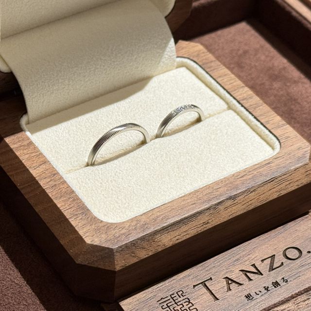 【TANZO.(鍛造指輪)の口コミ】 セミオーダーで好きなデザインを選ぶことができるので納得感と満足感があ…