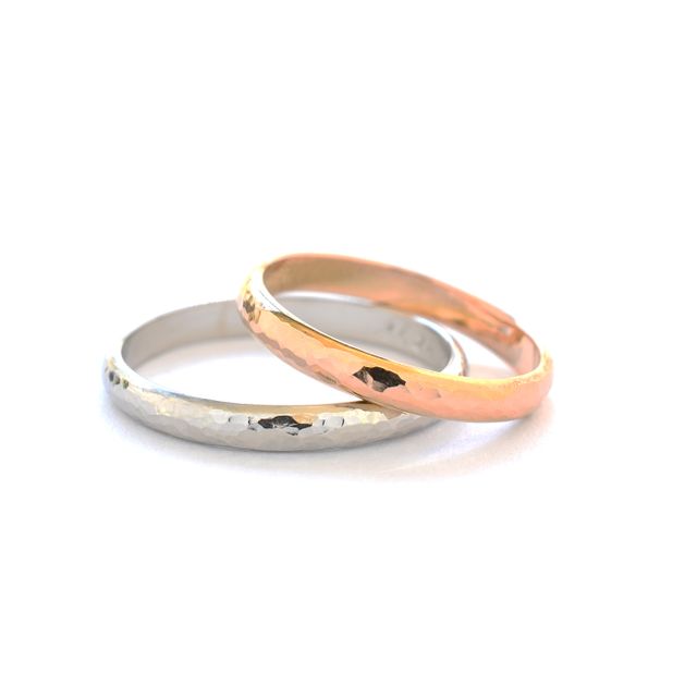 【湘南彫金工房 andfuseの口コミ】 シンプルなデザインでありながら、色味だけでなく、表面の材質や形等、自…