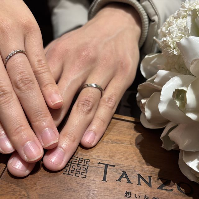 【TANZO.(鍛造指輪)の口コミ】 職人が鍛造製法で時間をかけて1つ1つ作ってくださるため、とても丈夫で指…