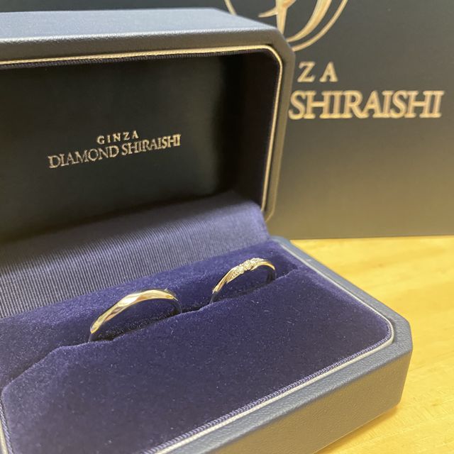 【銀座ダイヤモンドシライシの口コミ】 プラチナのものを選びました。
もともとウェーブデザインが良かったため、…