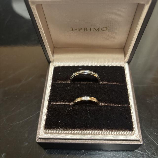 【アイプリモ(I-PRIMO)の口コミ】 点のような模様は、実はハートになっています。
女性の方は、ダイヤがあり…