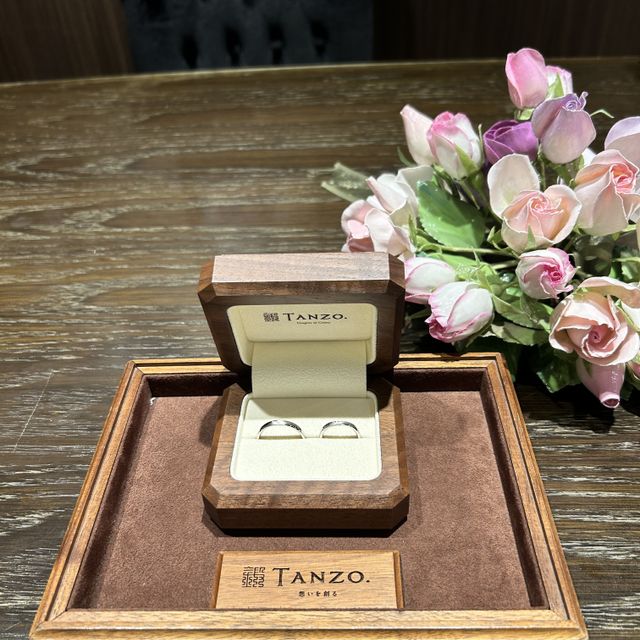 【TANZO.(鍛造指輪)の口コミ】 指輪の色や形、素材まで全て1から作ることができるので2人だけの完全フル…