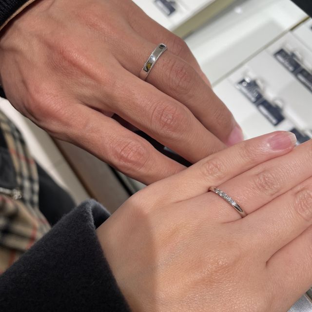 【ROYAL ASSCHER(ロイヤル・アッシャー)の口コミ】 あまり華美すぎるものではなく、シンプルすぎることもないような、自分の…